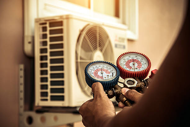 Professional Ductwork Repair technician working in Perrin, TX